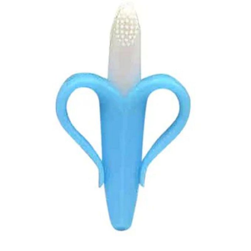 GENERICO - Rasca Encías Bebe Mordedor Estimulante Dientes Banano Azul