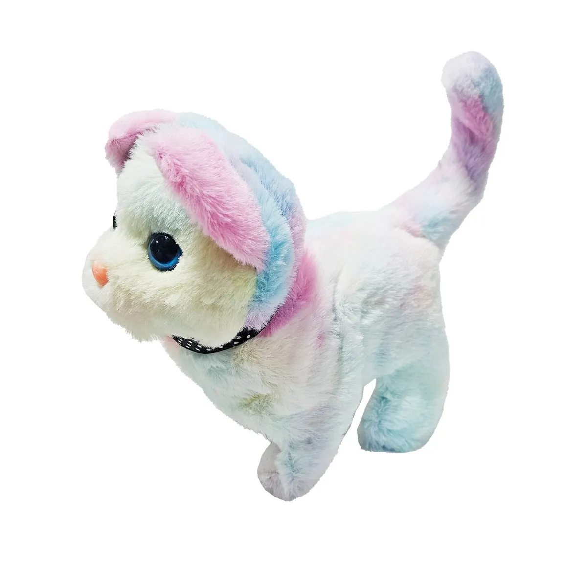 DAYOSHOP - Robot Gato Color Mascota Sonido Movimiento Juguete +bateria