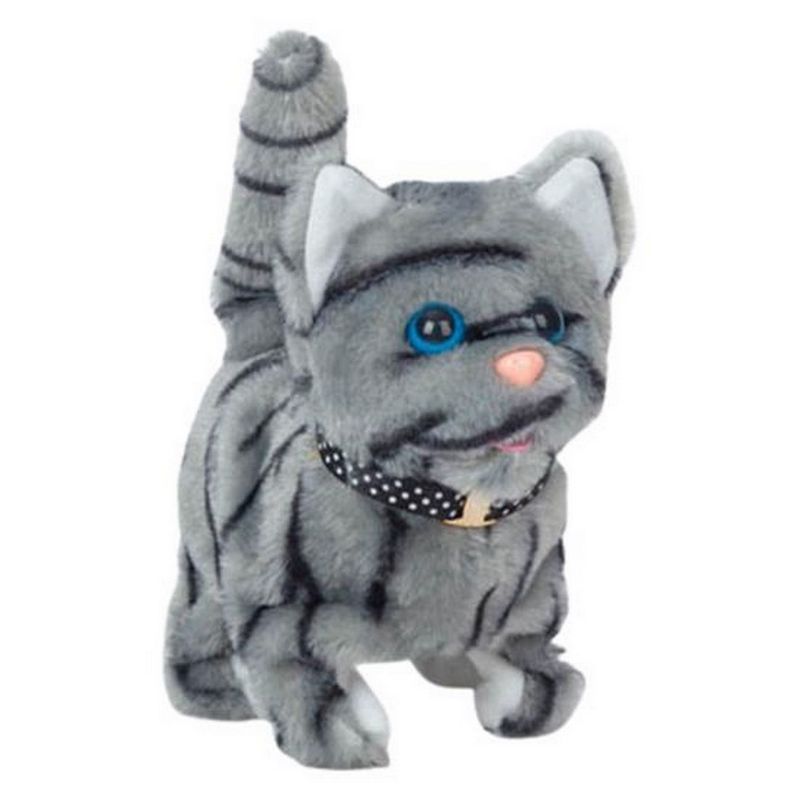 DAYOSHOP - Robot Gato Mascota Sonido Movimiento Juguete Baterias