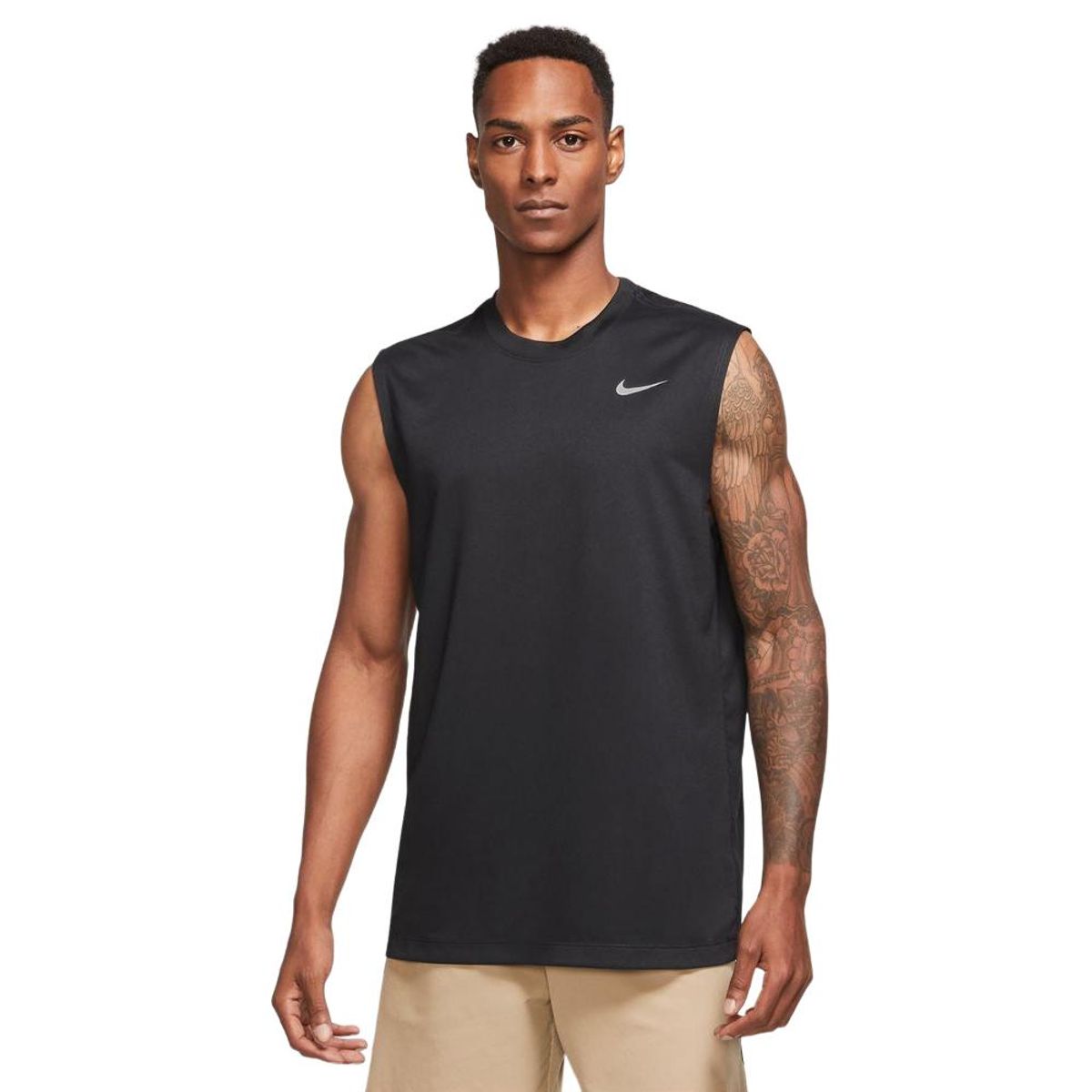NIKE - Camiseta Esqueleto Nike Dri Fit Tee Reset-Negro