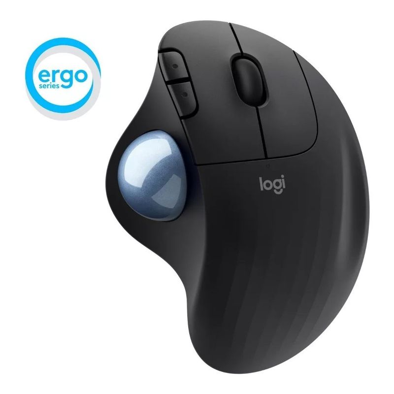 LOGITECH - Mouse trackball inalámbrico Logitech Ergo