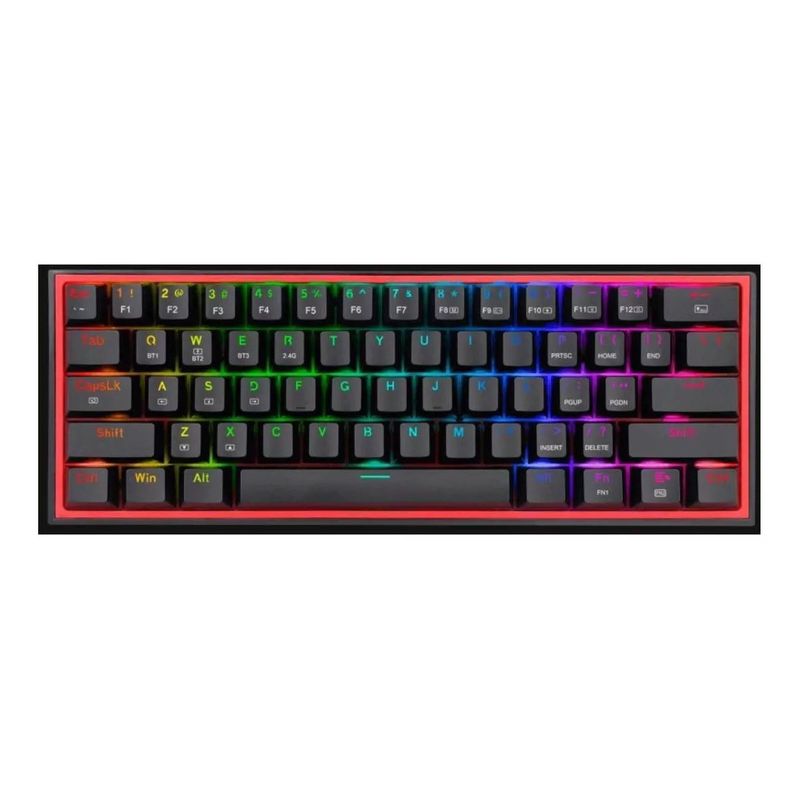GENERICO - Teclado gamer bluetooth Redragon Fizz Pro  luz RGB