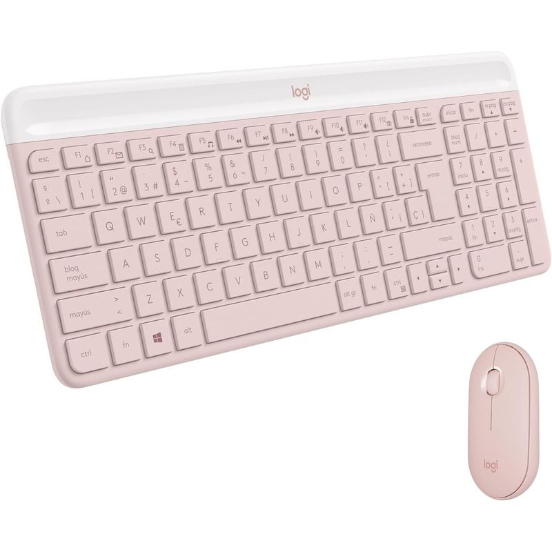 LOGITECH - Combo Logitech Slim Teclado Y Mouse