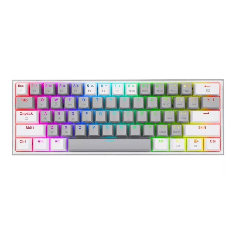 GENERICO - Teclado gamer bluetooth Redragon  con luz RGB