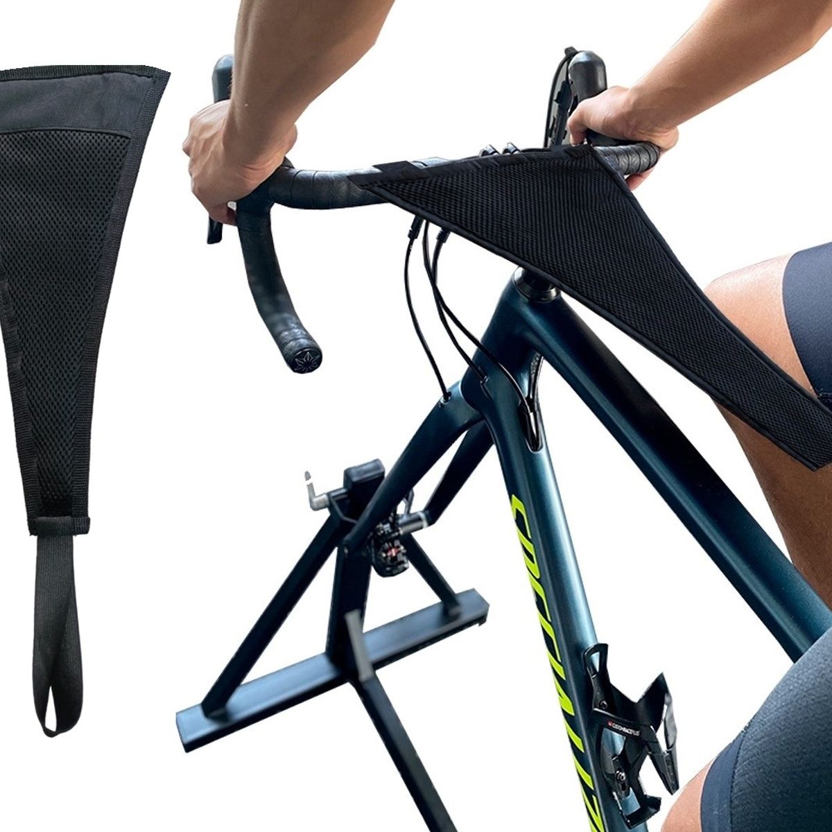 GENERICO - Protector Bicicleta Sudor Simulador Rodillo Indoor Mtb Ruta