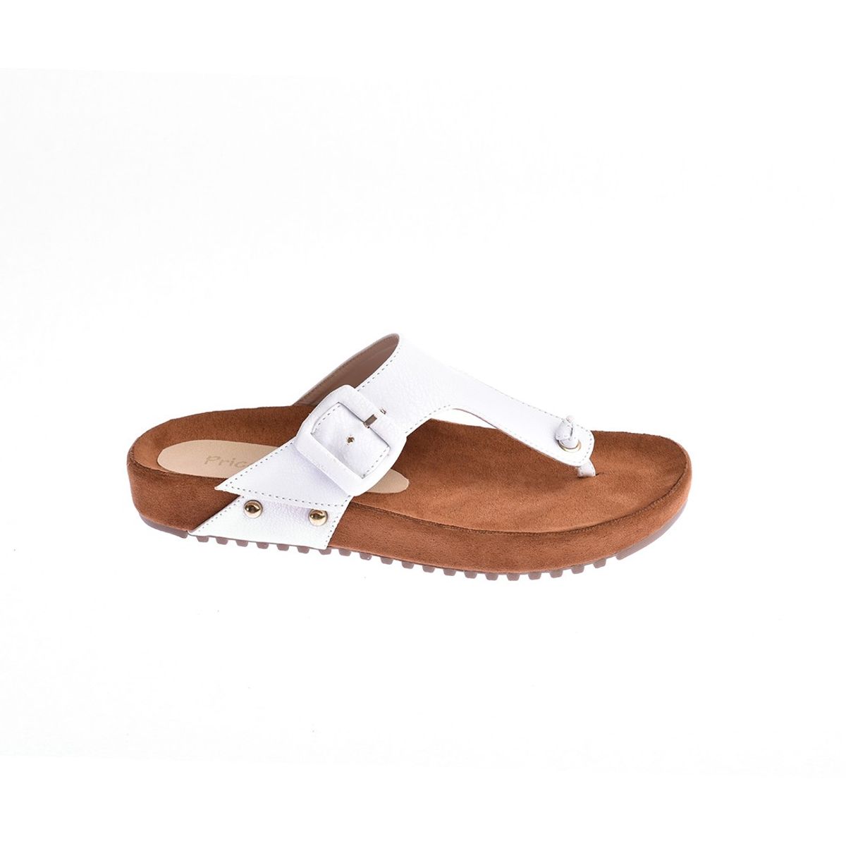 PRICE SHOES - Priceshoes Sandalias Planas Mujeres 462Oliviablanco