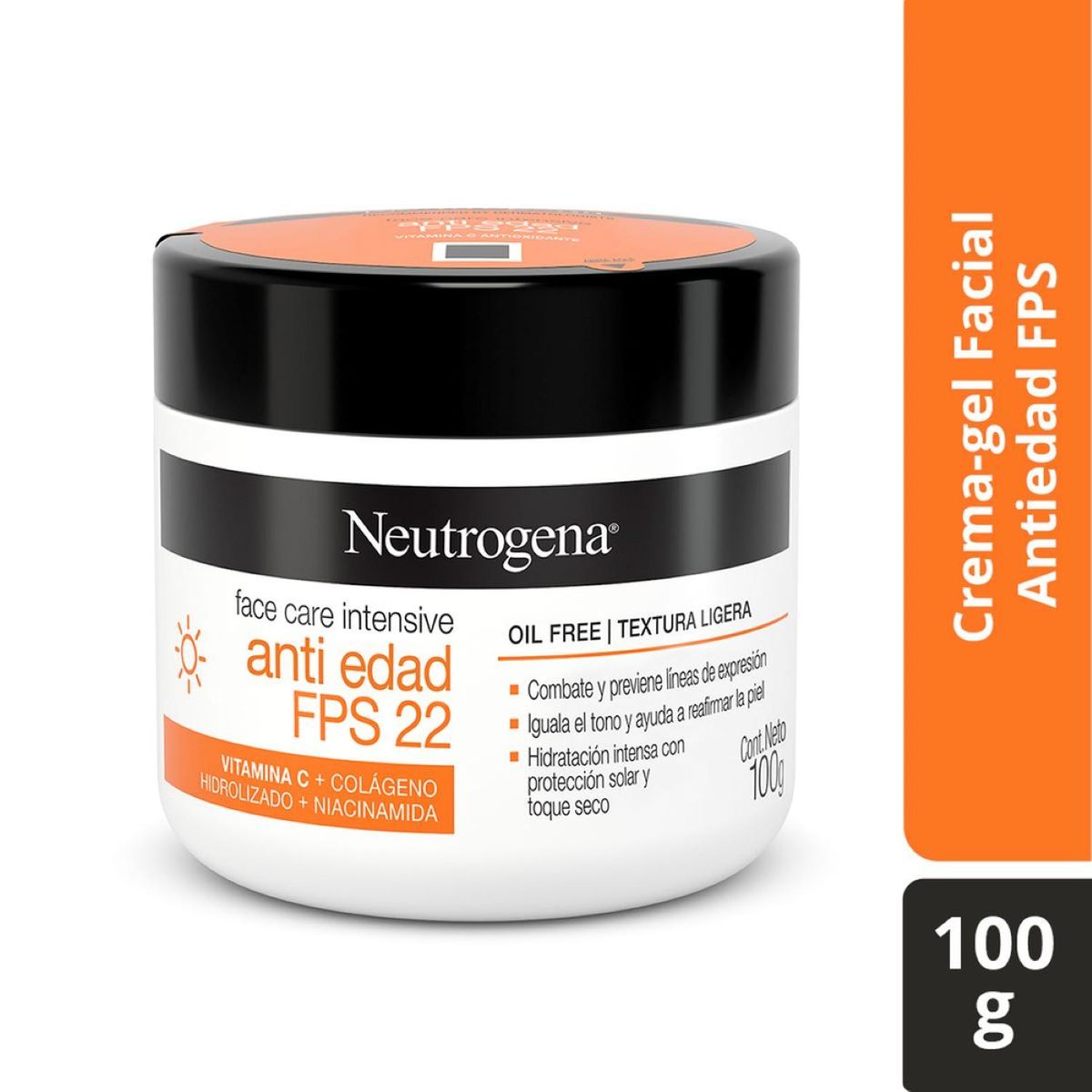 NEUTROGENA - Hidratante Facial NEUTROGENA Face Care FPS 22 100 GR
