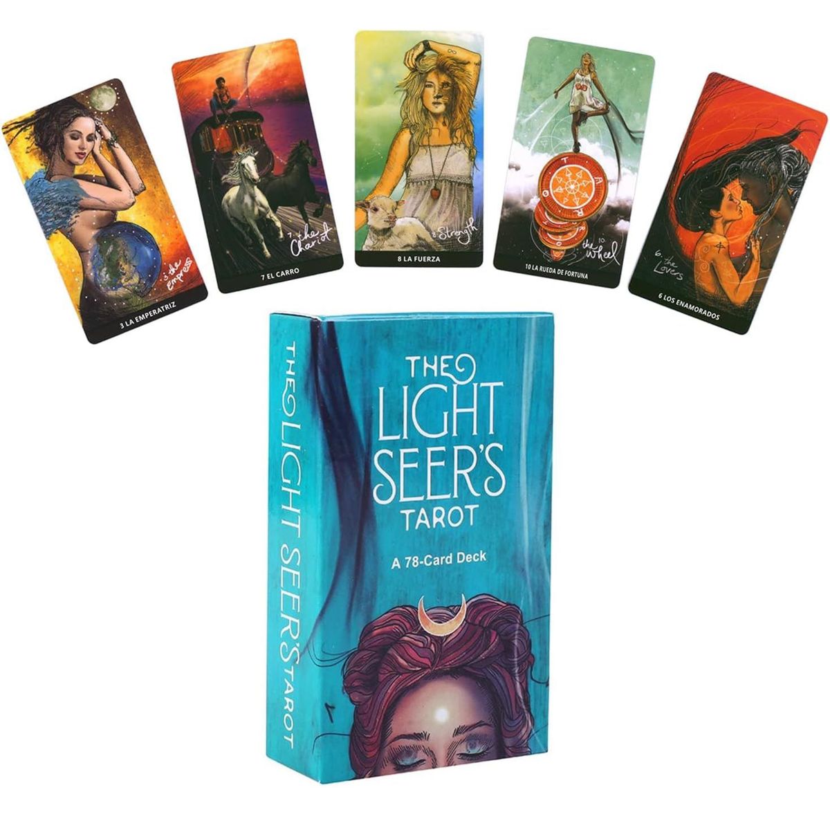 GENERICO - Cartas Barajas Del Tarot The Light Seer´s 78 Cartas