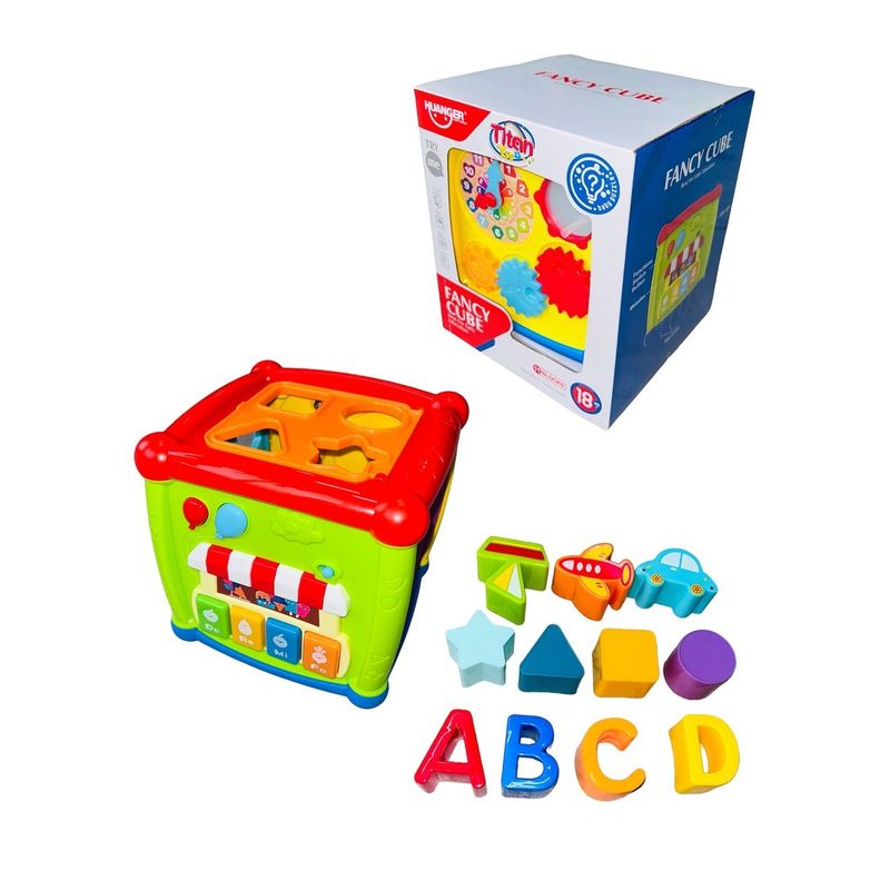 GENERICO - Cubo De Actividades Didáctico Musical Para Bebé