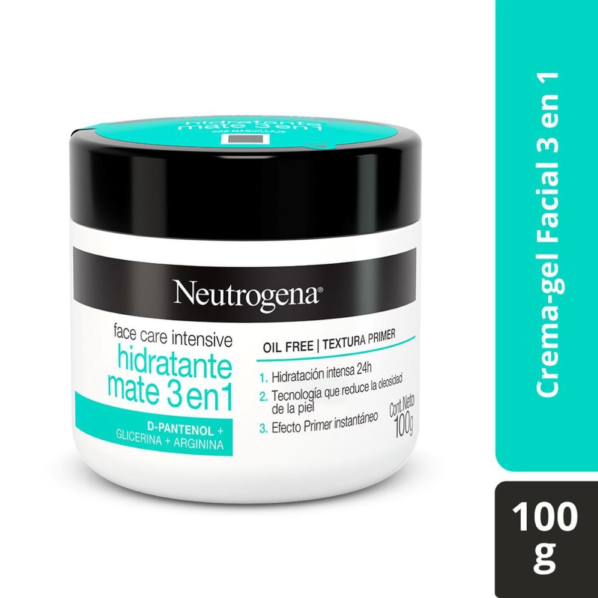 NEUTROGENA - Hidratante Facial NEUTROGENA Face Care Mate 100 GR