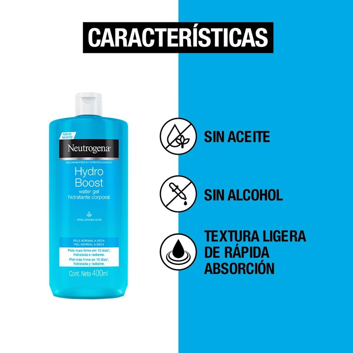 NEUTROGENA - Crema Corporal NEUTROGENA Hydro Boost 400 ML