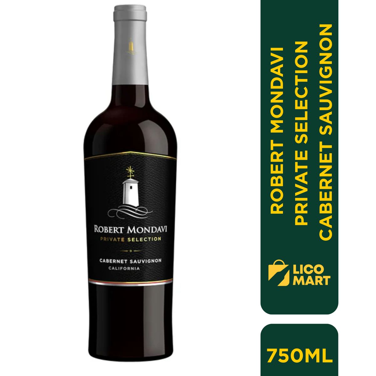 GENERICO - VINO TINTO ROBERT MONDAVI PRIVATE SELECTION CABERNET SAUVIGNON CALIFORNIA 2019