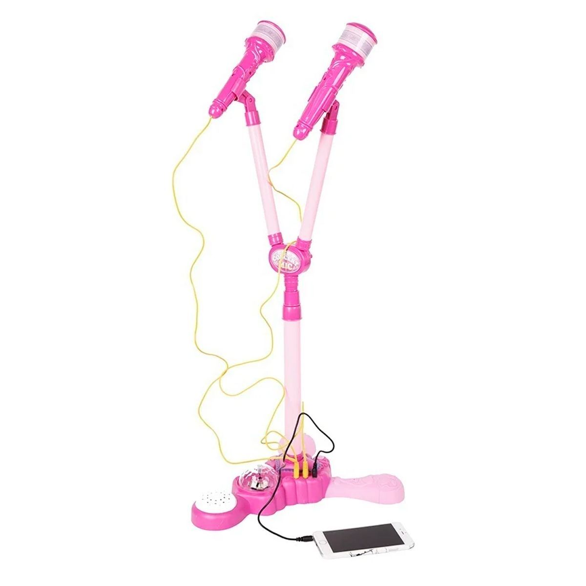 GENERICO - Karaoke Doble Musical 2 Micrófonos Niñas Luces Sonido