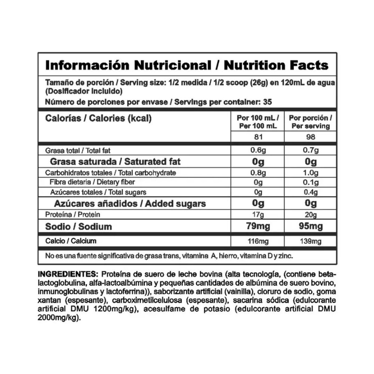 MEGAPLEX - Bi Pro Classic 2 llibras - Vainilla - Nutramerican Pharma
