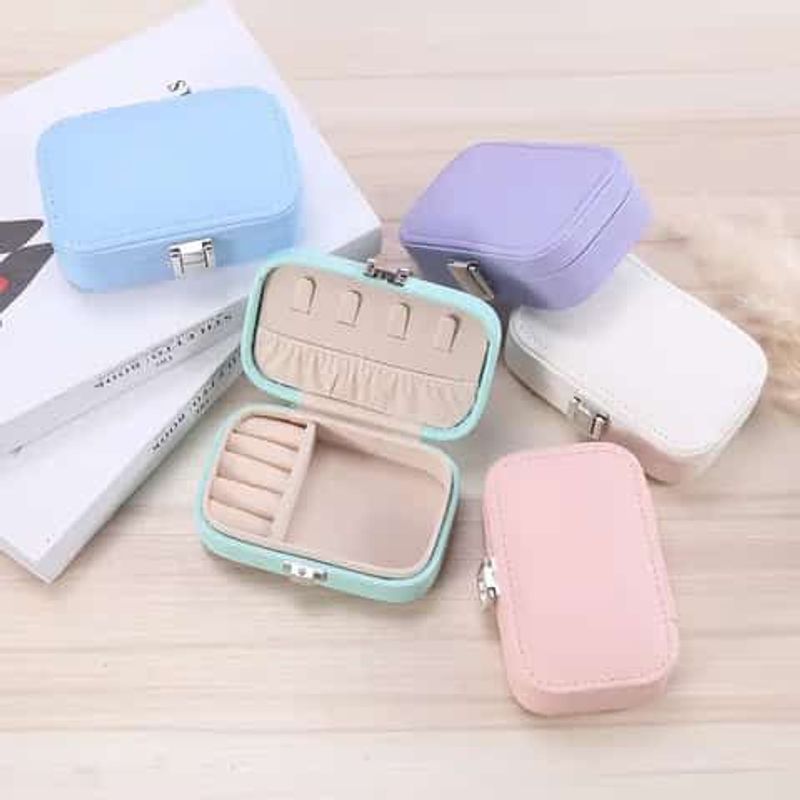 GENERICO - Mini Joyero Viajero Organizador Estuche Para Joyas