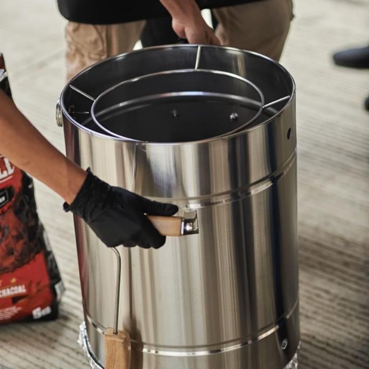 GENERICO - Barril Asador Y Ahumador Mediano Acero 304 Killa Town Pro20