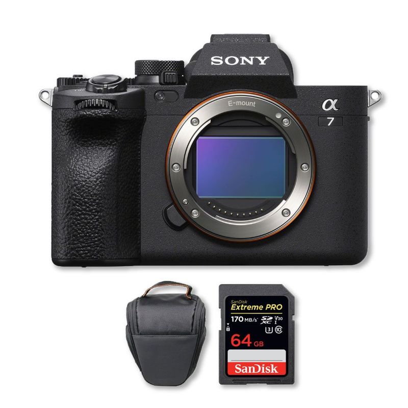 SONY - Sony Alpha a7 IV 4K Mirrorless Sólo Cuerpo  Memoria  Bolso