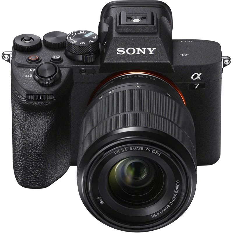 SONY - Sony Alpha a7 IV 4K Mirrorless con lente 28-70mm  Memoria  Bolso