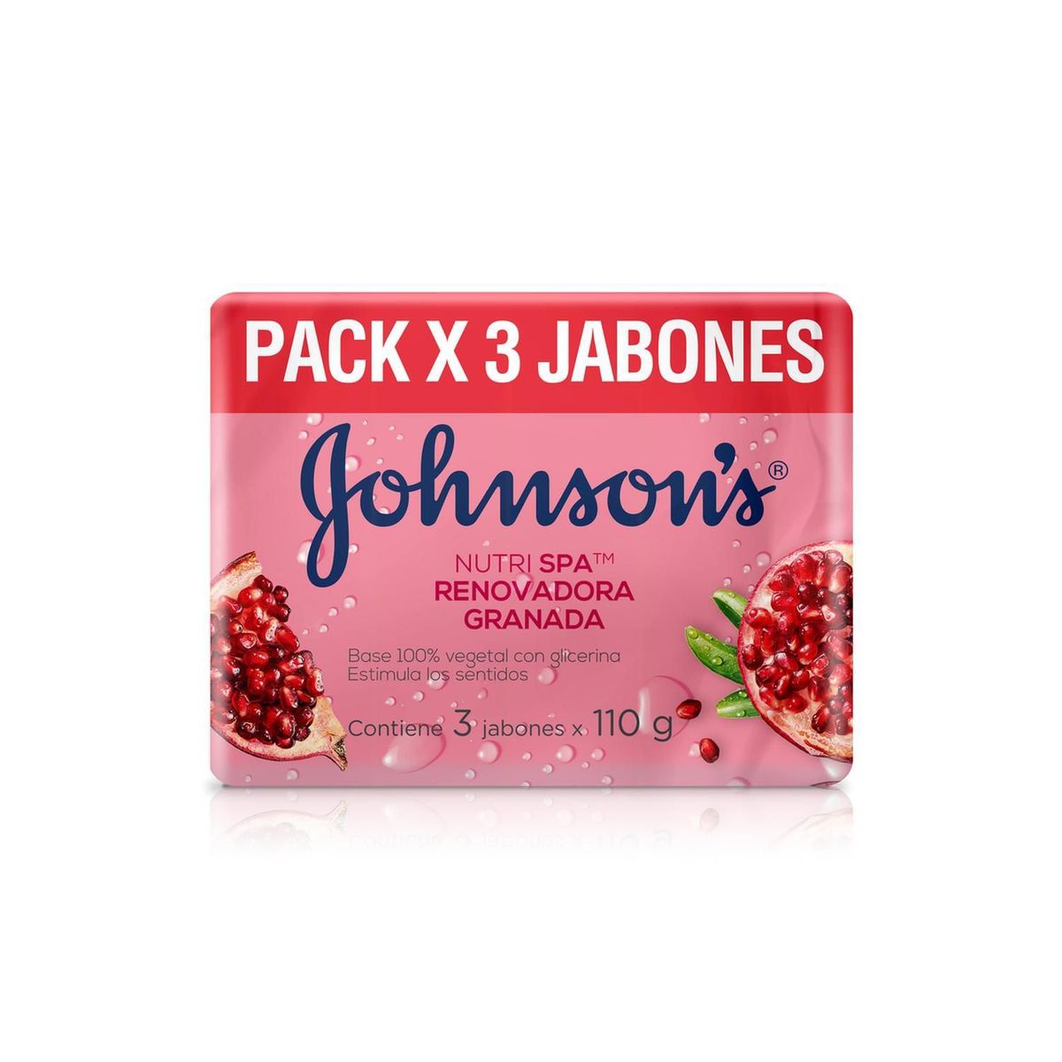 JOHNSON'S BABY - Jabón JOHNSON'S Granada TRIPACK 330 GR