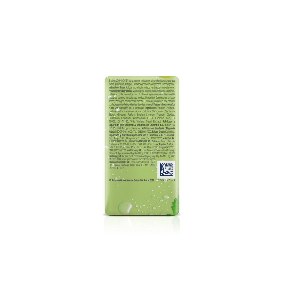 JOHNSON'S BABY - Jabón JOHNSON'S Uva Verde TRIPACK 330 GR