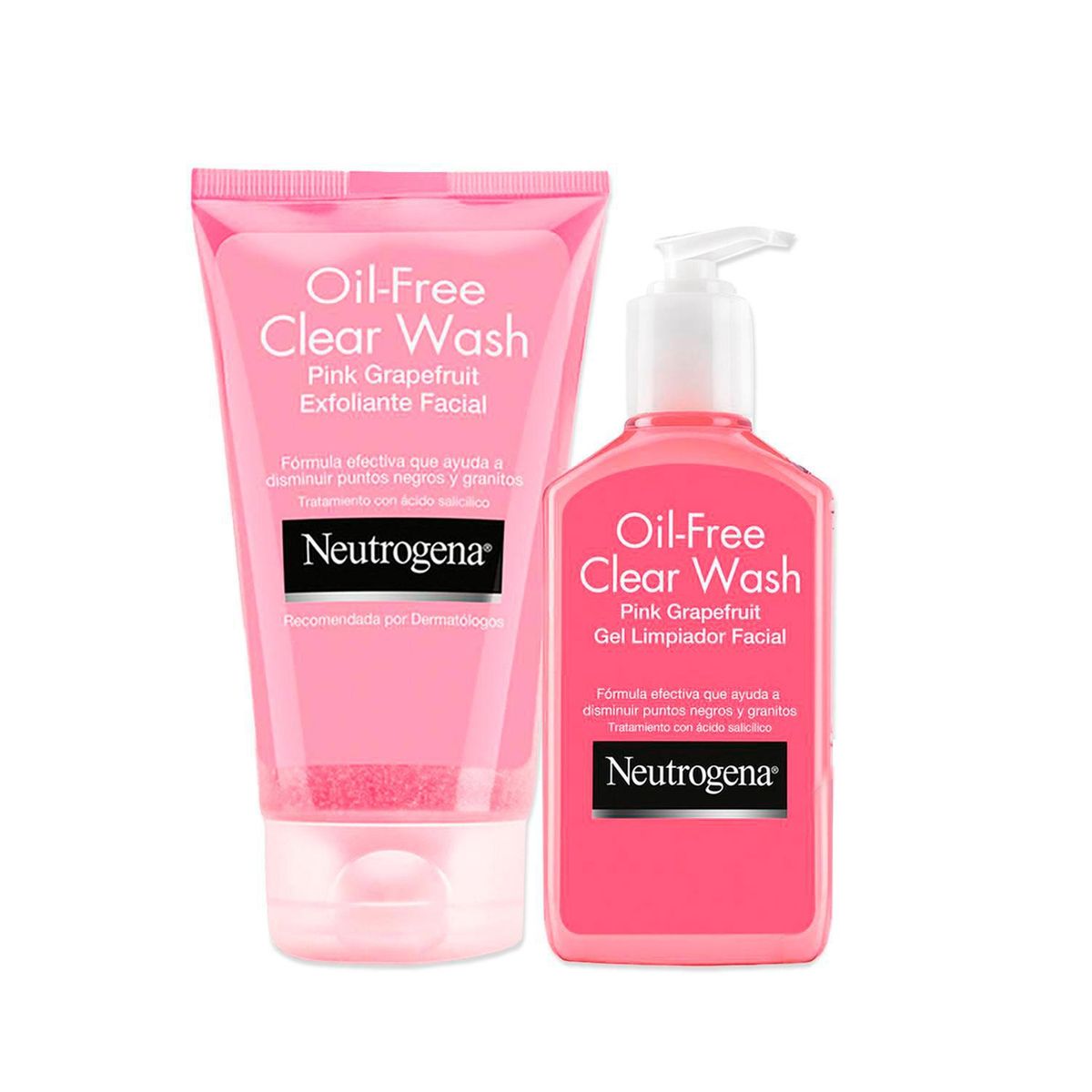 NEUTROGENA - Kit Limpieza Neutrogena pink GraperFruit + Obsequio