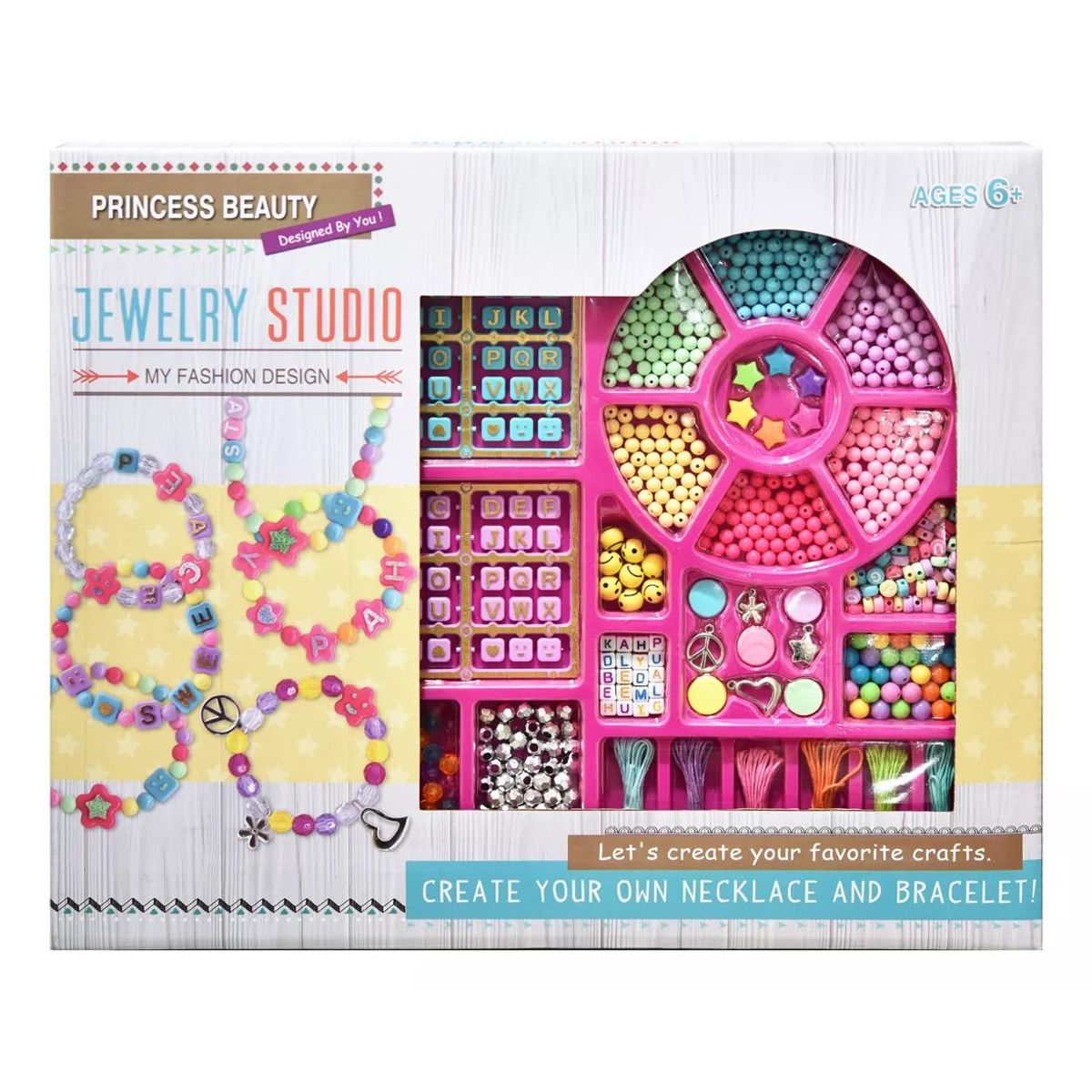 JUGANDO Y EDUCANDO - Set Para Hacer Pulseras Manillas Juguete Para Niña Collares