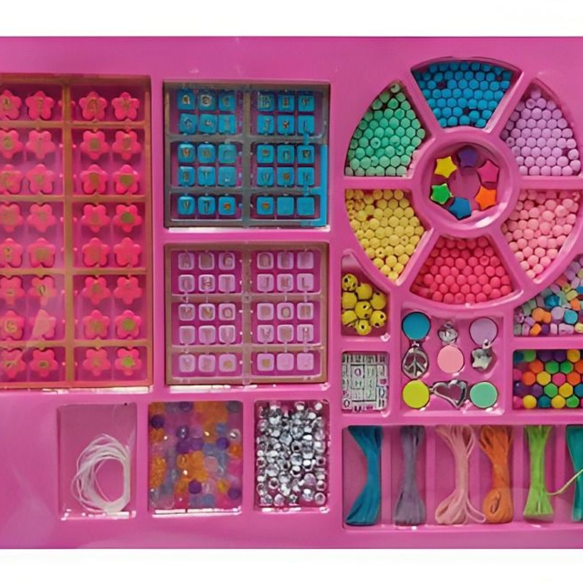 JUGANDO Y EDUCANDO - Set Para Hacer Pulseras Manillas Juguete Para Niña Collares
