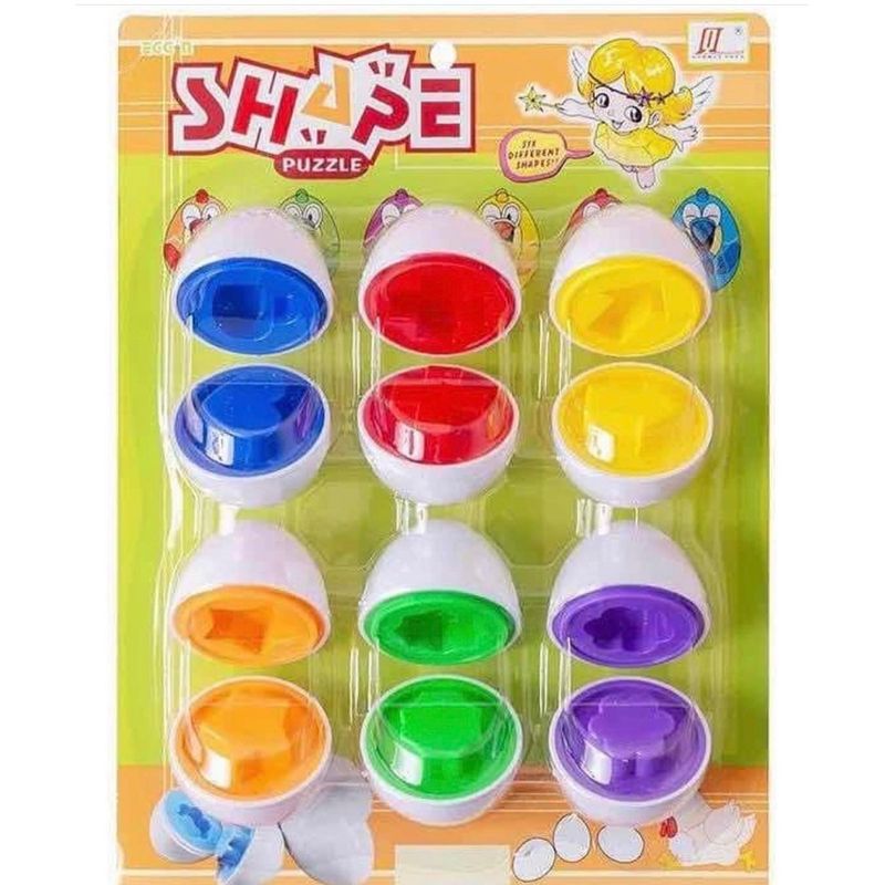 GENERICO - Huevos Montessori Didacticos Figuras Geometricas Bebes