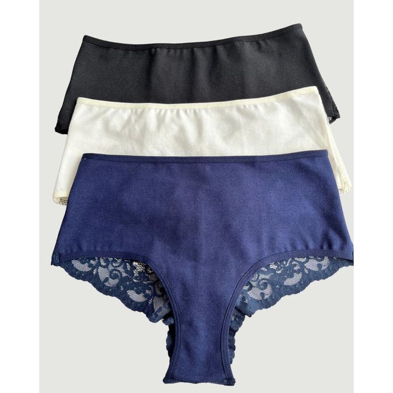 ARMONIA - Trio de panties en algodón Gaby colores surtidos