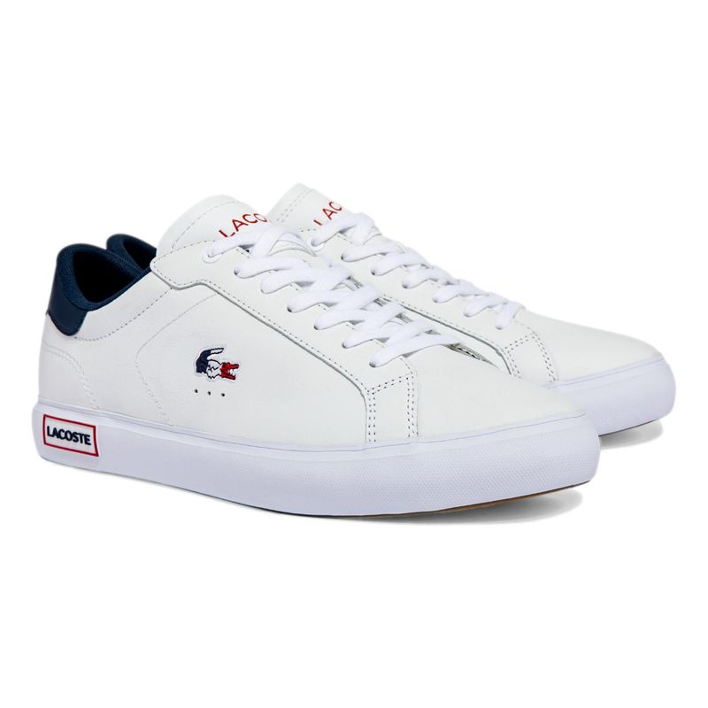 LACOSTE - Zapatilla Hombre Lacoste Powercourt Tri 43SMA0034 Blanco