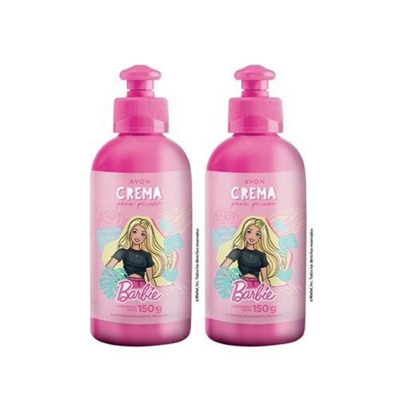 AVON - AVON CREMA PARA PEINAR BARBIE 150g X2