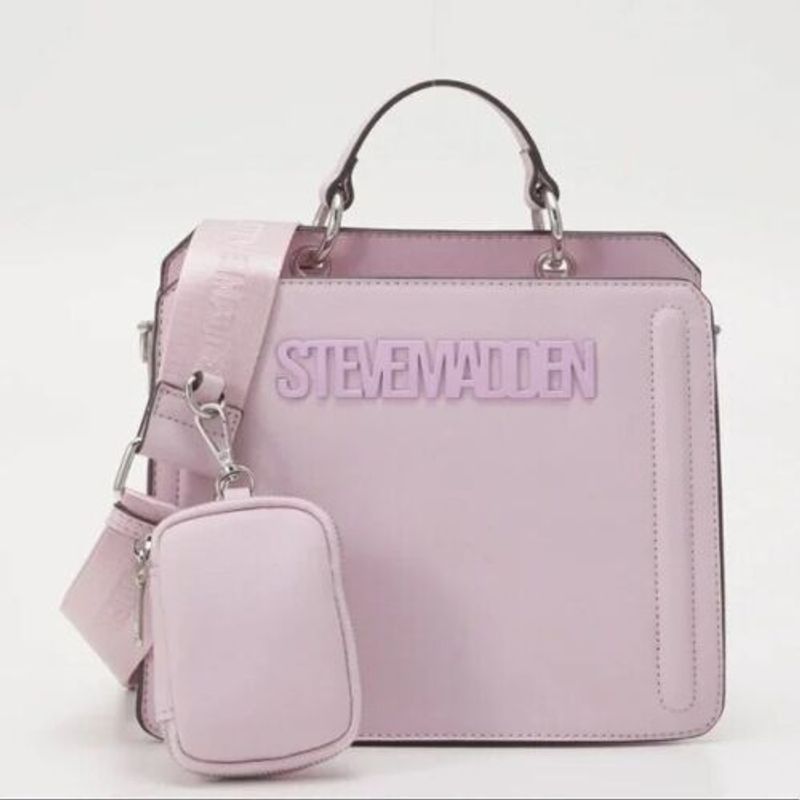 STEVE MADDEN - Steve Madden Bolso Color Rosa metalizado Original