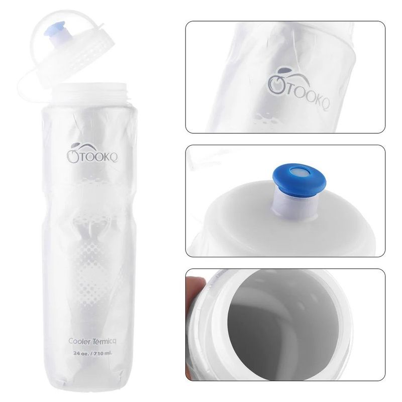 GENERICO - Caramañola Botella De Agua Térmica Doble Capa Deportes