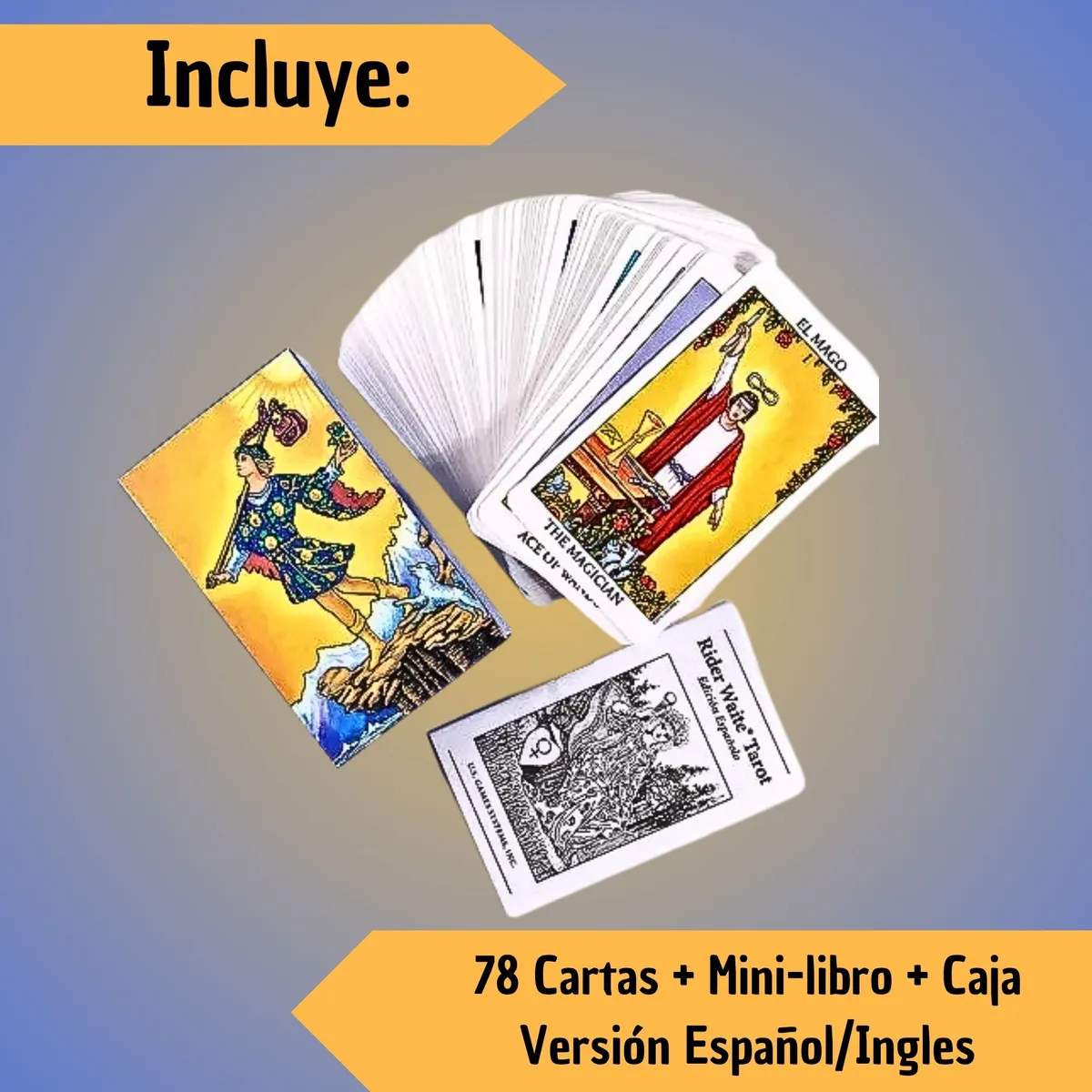 GENERICO - Cartas Del Tarot Rider Waite Significado Manual En Español
