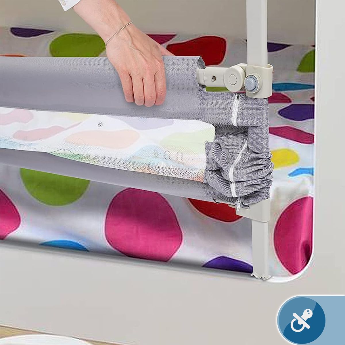 ENFANT'ASY - Baranda Seguridad Cama Niños 190 cm Protección Infantil