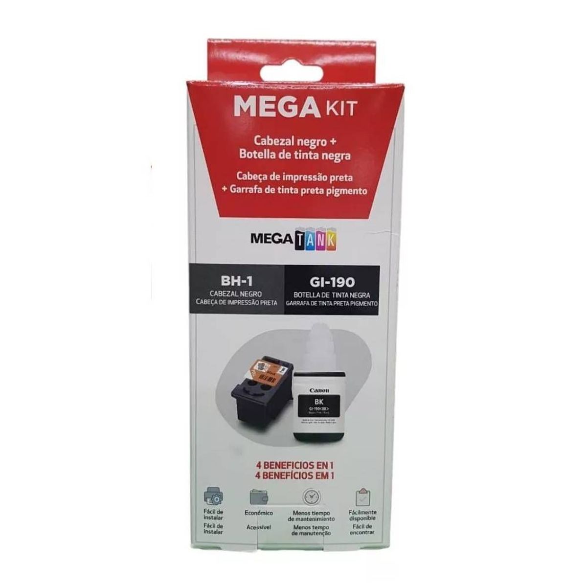 CANON - Cabezal De impresión Canon BH1 Negro  Botella De Tinta Negra 135ml