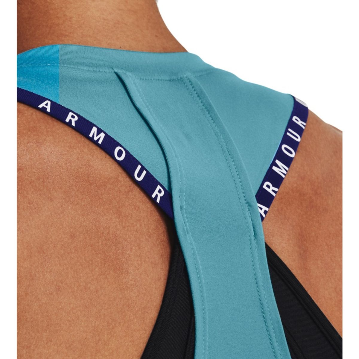 UNDER ARMOUR - Camiseta Mujer Under Armour KNOCKOUT NOVELTY TAN Azul UNDER ARMOUR.