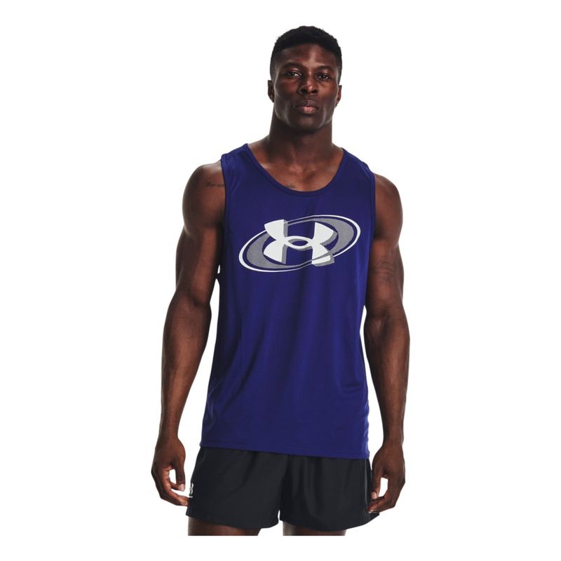 UNDER ARMOUR - Camiseta Hombre Under Armour TECH 2.0 BRANDED Azul UNDER ARMOUR.