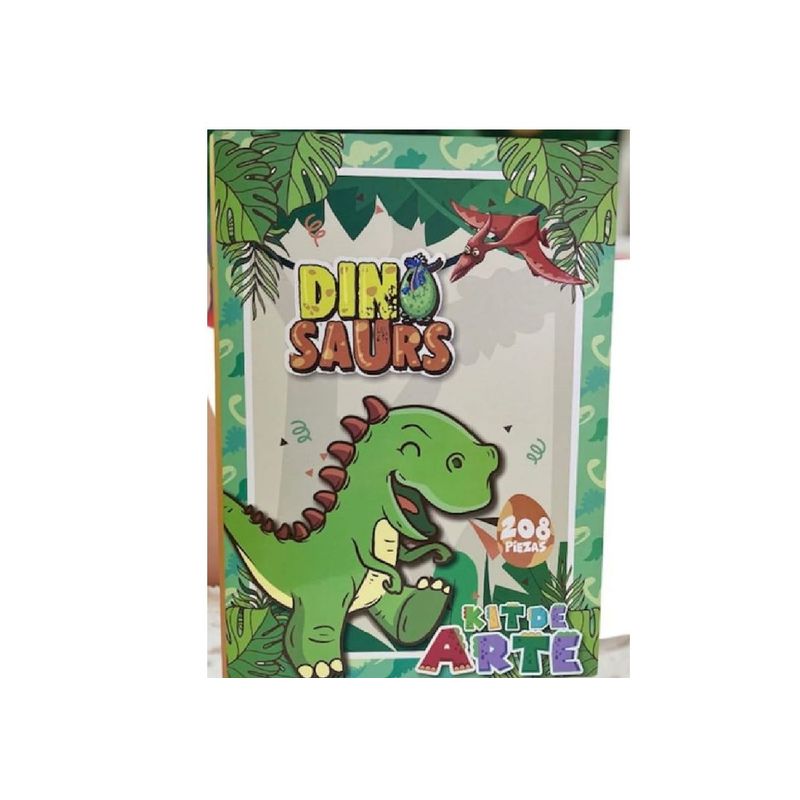GENERICO - Kit de Arte Y Dibujo Set Para Niños Dinosaurios