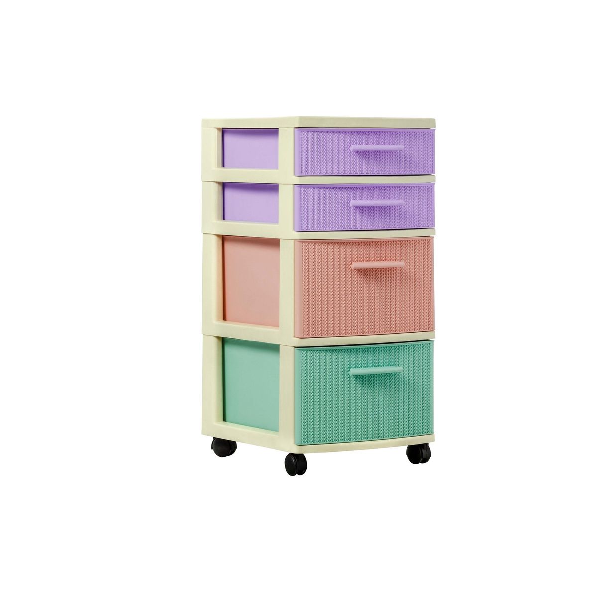 PLASTICOS MQ - Cajonero Organizador Modular 4 Niveles