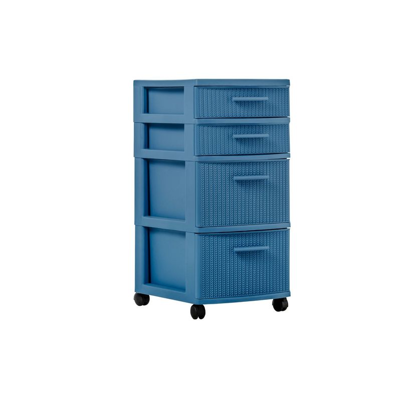 PLASTICOS MQ - Cajonero Organizador Modular 4 Niveles