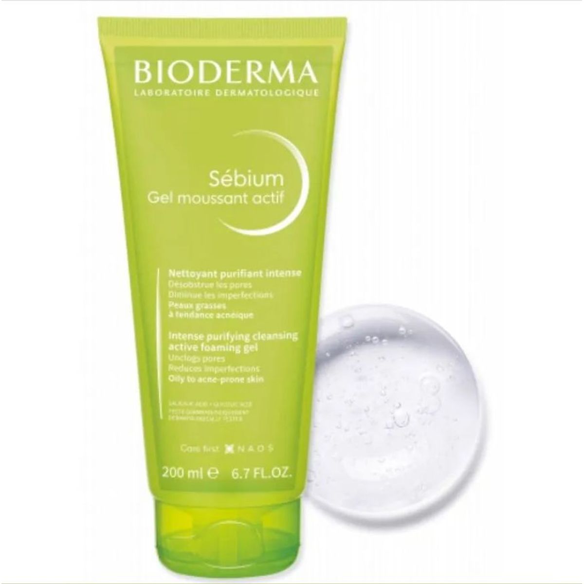 BIODERMA - Sebium Gel Moussant Actif x 200ml - Bioderma