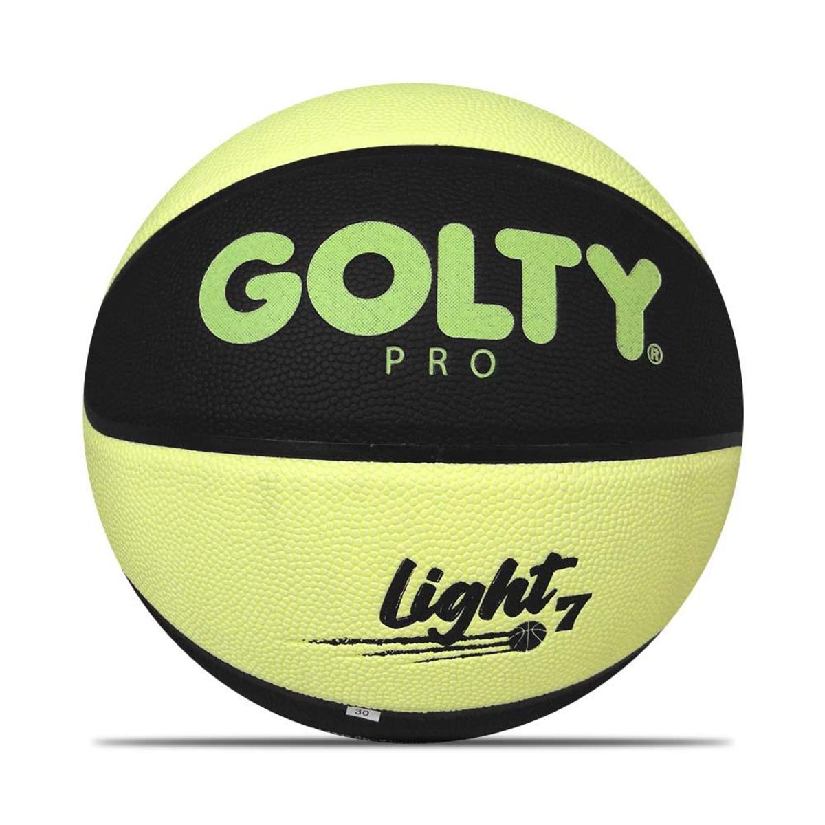 GOLTY - Balón Baloncesto Pro Golty Street Light No.7-Negro/Amarillo