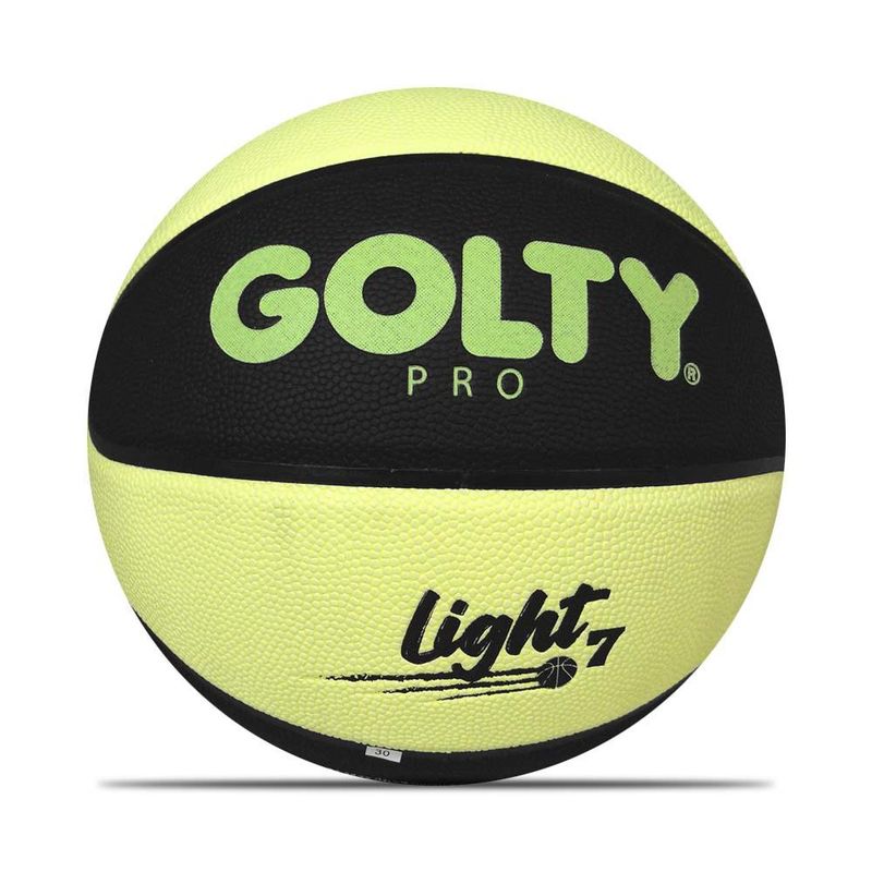 GOLTY - Balón Baloncesto Pro Golty Street Light No.7-Negro/Amarillo