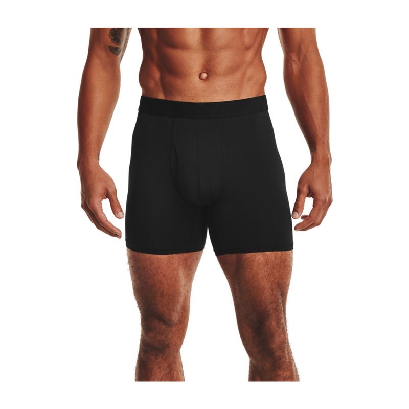 UNDER ARMOUR - Boxer Hombre Under Armour TECH MESH 6IN 2 P Negro UNDER ARMOUR