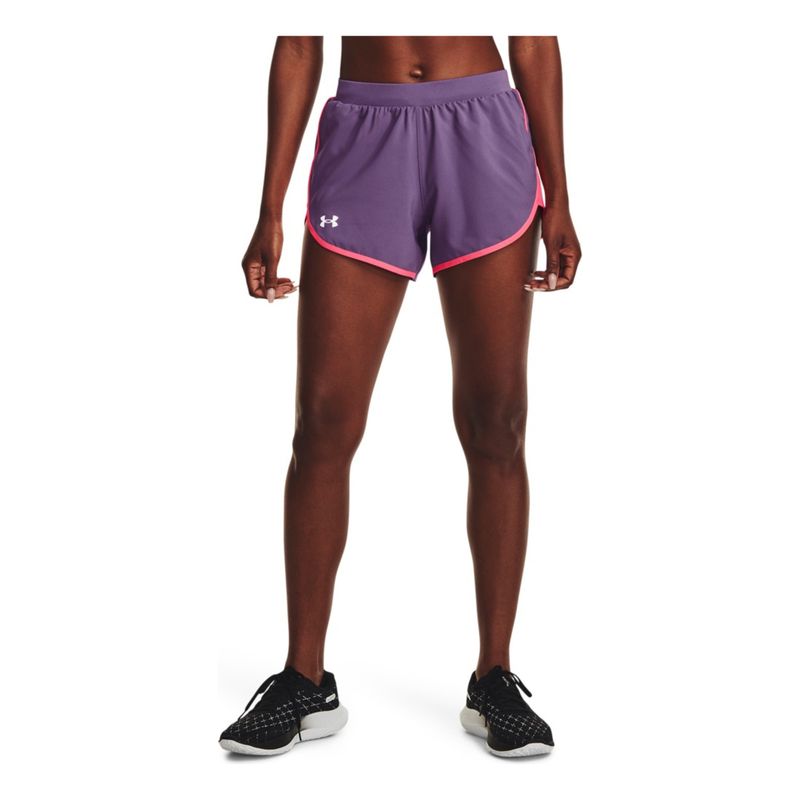UNDER ARMOUR - Short Mujer Under Armour FLY BY ELITE 3 Purpura UNDER ARMOUR.