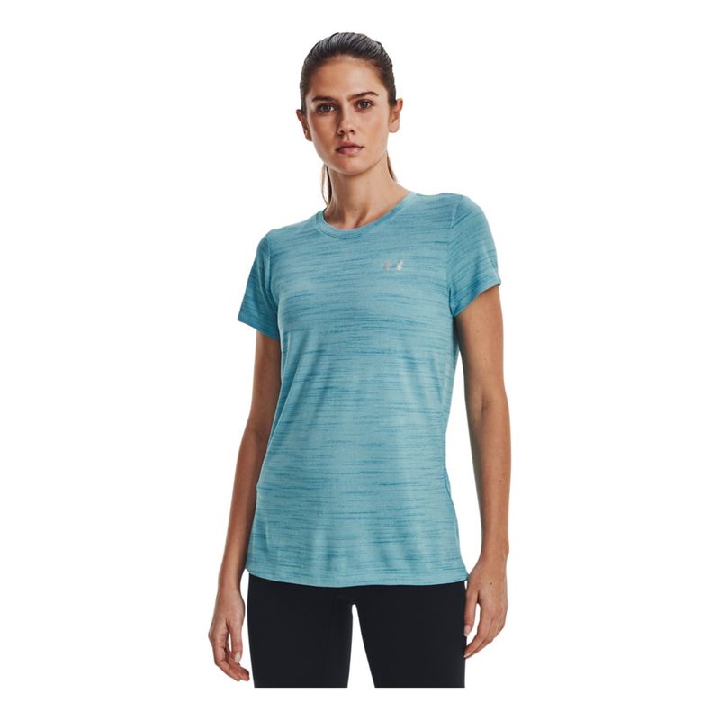 UNDER ARMOUR - Camiseta Mujer Under Armour TECH TIGER SSC Azul UNDER ARMOUR.