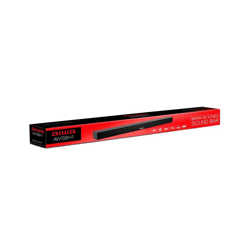 AIWA - Barra de Sonido Aiwa AWSBH1 Bluetooth 40W USB