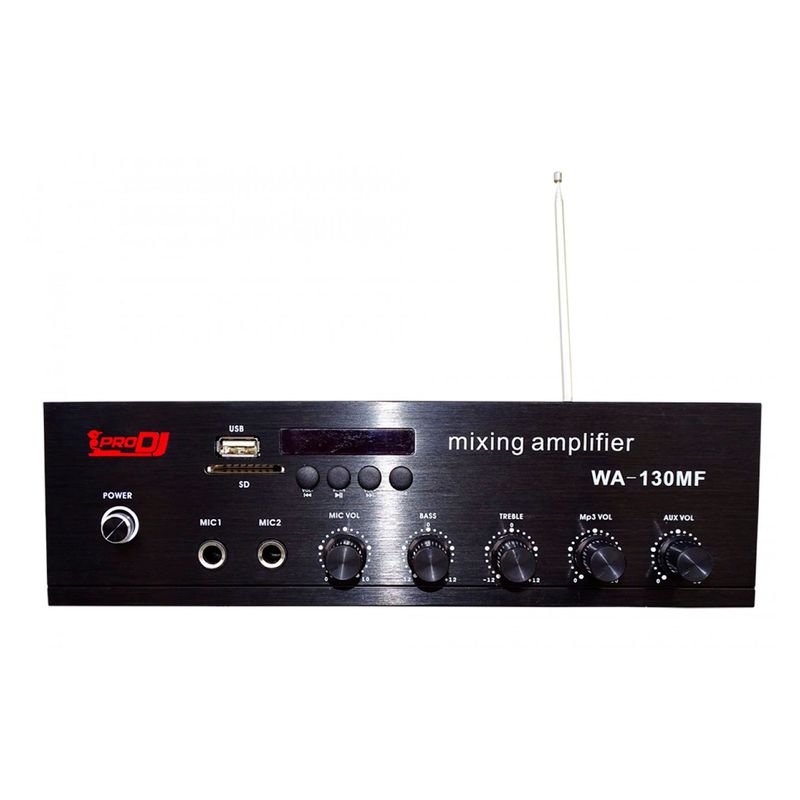 PRO DJ - Amplificador ambiental PRODJ WA130 MF Negro