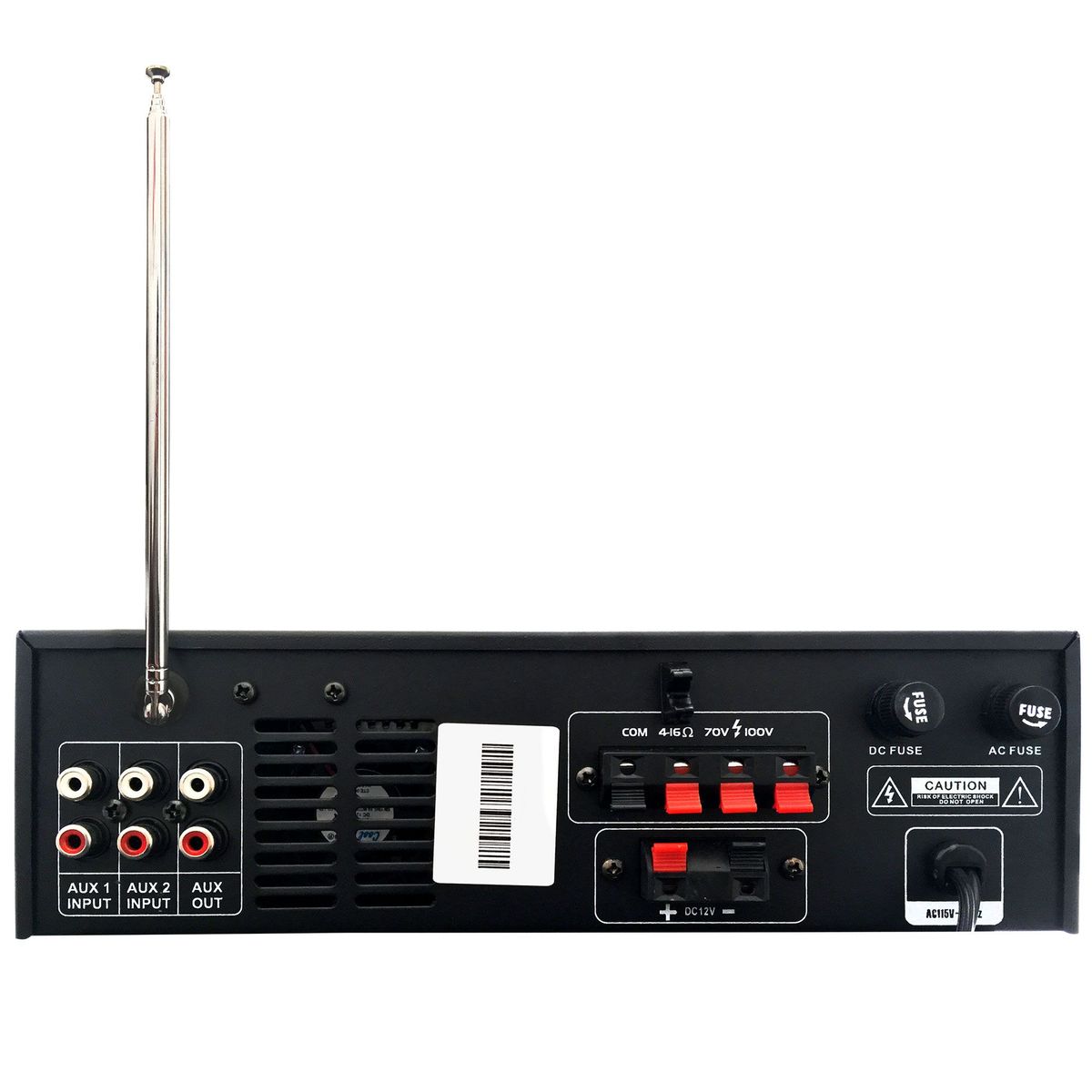 PRO DJ - Amplificador ambiental PRODJ BCB120 FM Negro